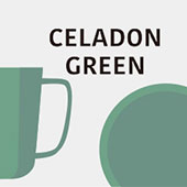 セラドングリーンの器　Celadon Green
