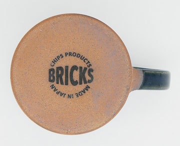 Bricks Navy Mug Cup ブリックス　ネイビー　マグカップ　裏印