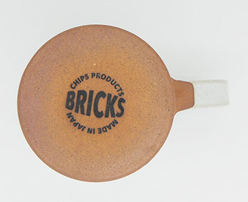 Bricks White Mug Cup ブリックス　ホワイト　マグカップ　裏印