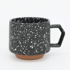 CHIPS stack mug. SPLASH black-white [No.CS002bw]