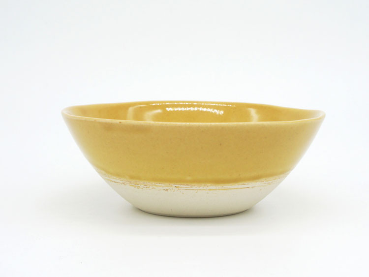 Grossy Pottery Bowl M Mont Blanc 艶釉の器ボウルMモンブラン