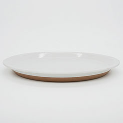 CHIPS PLATE SOLID COLOR No.CP008 White