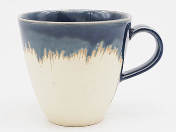Grossy Pottery Mug Cup Indigo 艶釉の器マグカップインディゴ