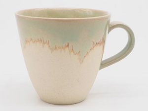Grossy Pottery Mug Cup Clear 艶釉の器マグカップクリア